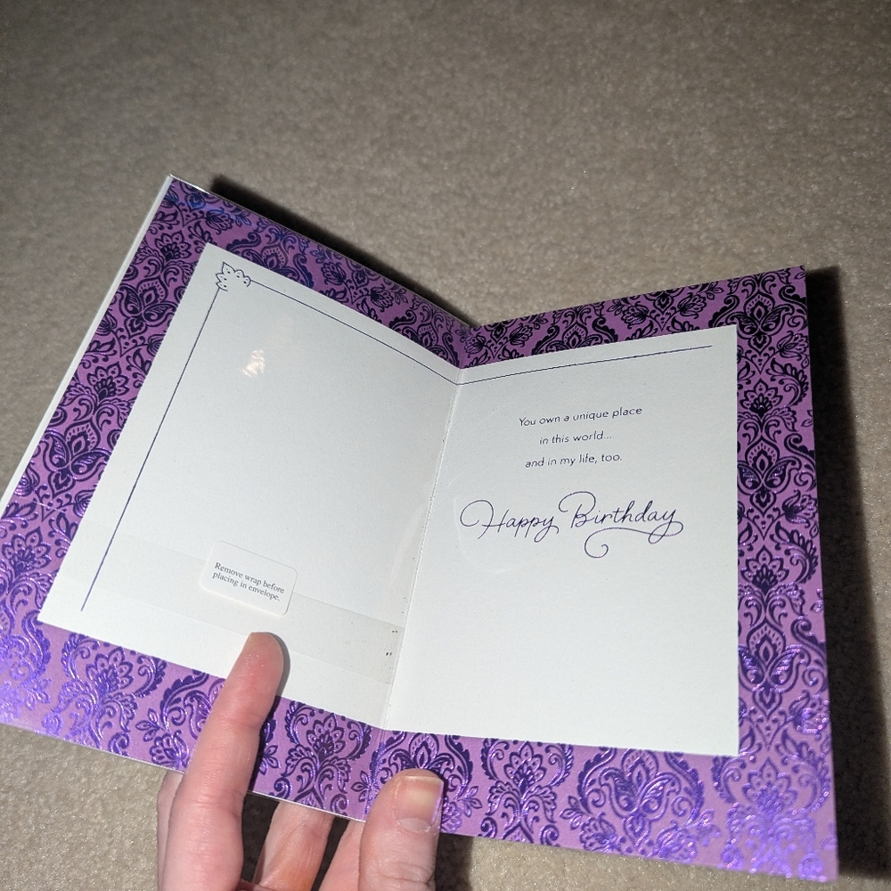 Hallmark Birthday Card - Picture 2 of 3